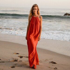 NEW JEN'S PIRATE BOOTY Grecian Margarita Maxi Dress  Fire OS